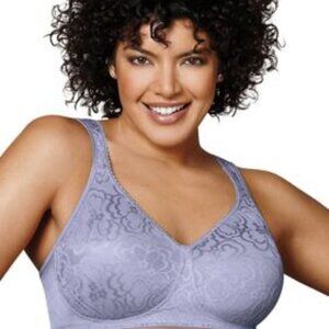 Playtex 18 Hour Lift and Support Wire Free Bra Lilac 38B NWT